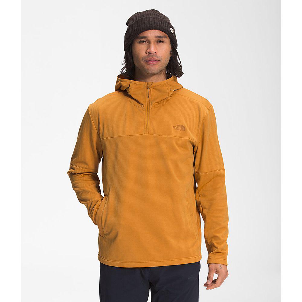 The North Face Wayroute Pullover Ανδρικα Φούτερ Hoodie - Κίτρινα (LWVB81439)